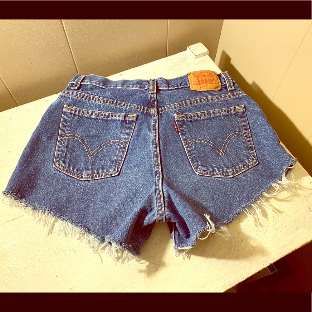 Levi’s Cut Off Denim Shorts Size 12 S